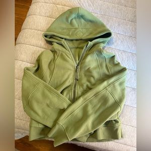 Lululemon Cropped Full Zip Scuba Hoodie